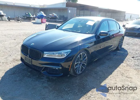 2016 BMW 750I xDrive из США, поврежденный, VIN WBA7F2C56GG420781